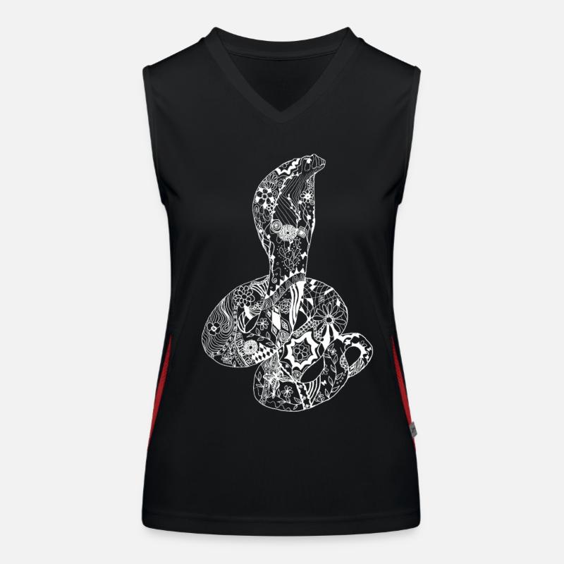 Patchwork Cobra Women's Functional Contrast Tank Top