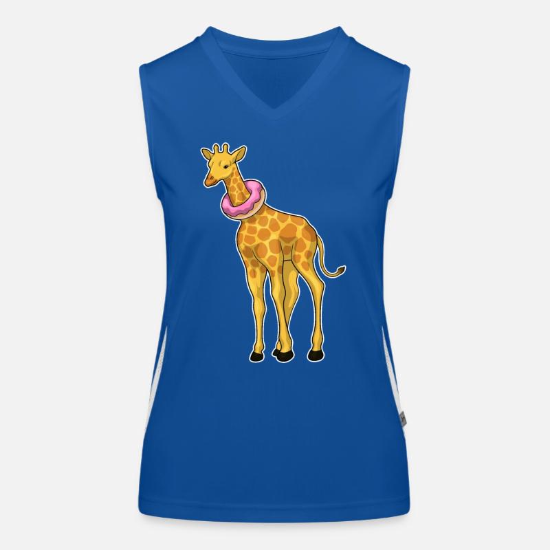 Donut girafe Débardeur respirant contrasté Femme
