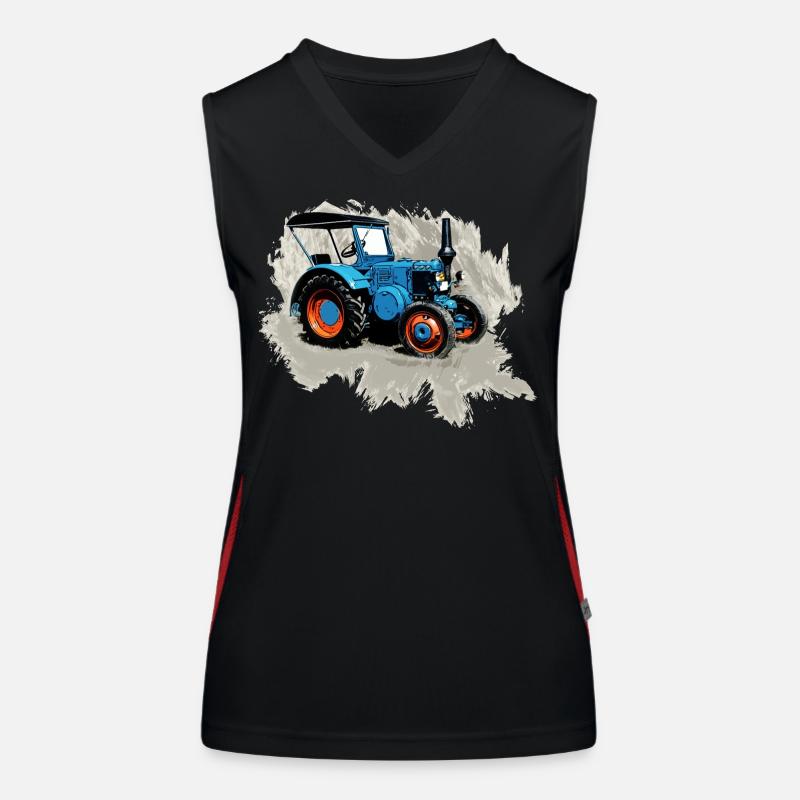 Traktor Lanz Funktionelles Kontrast-Tank Top für Frauen