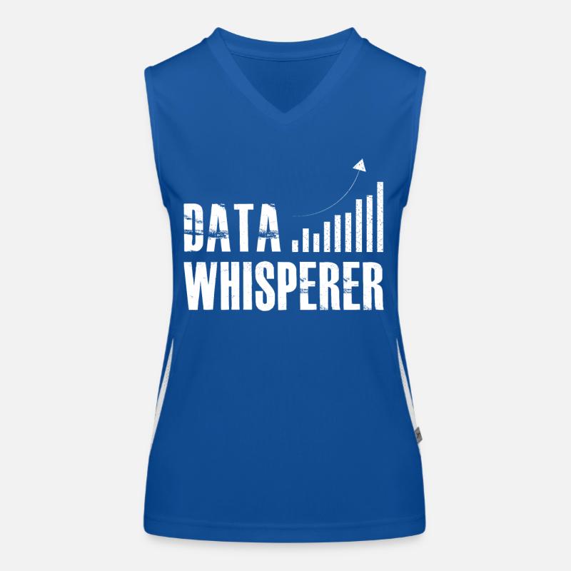 Datenflüsterer, wissenschaftlicher Analyst, Softwareentwickler Funktionelles Kontrast-Tank Top für Frauen