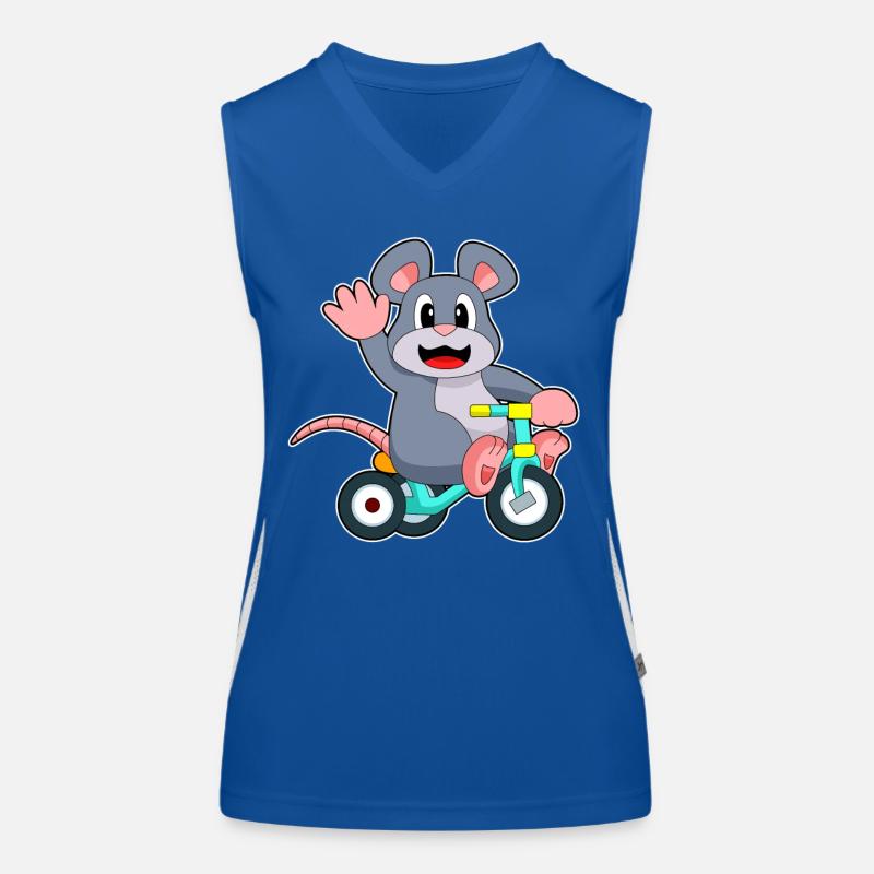 Vélo de rat Débardeur respirant contrasté Femme