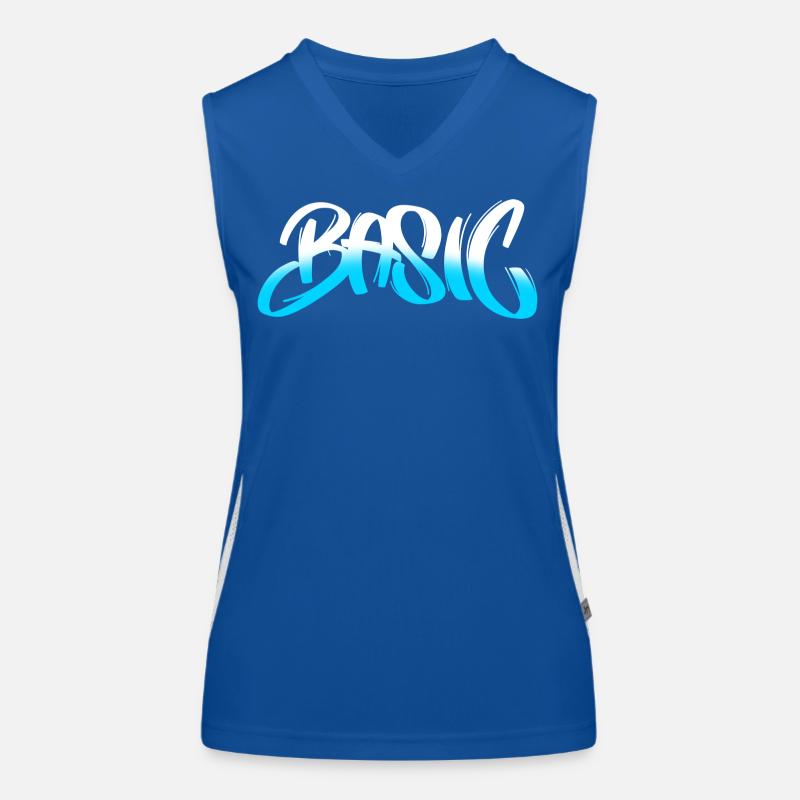 BASIC Graffiti Gradient Funktionelles Kontrast-Tank Top für Frauen