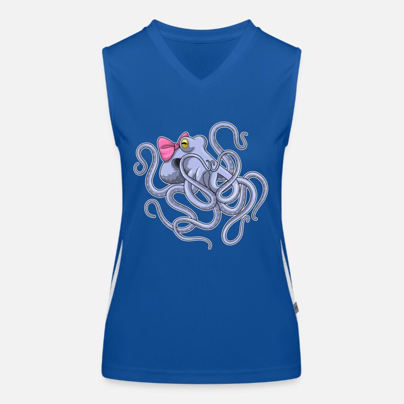 Boucle de pieuvre Débardeur respirant contrasté Femme