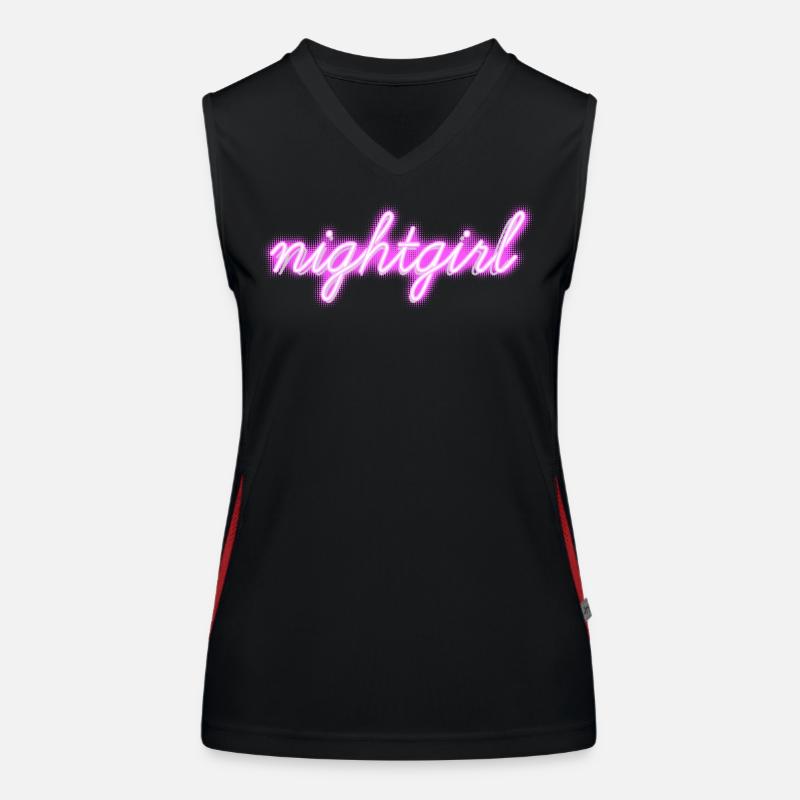 Fille de nuit Débardeur respirant contrasté Femme