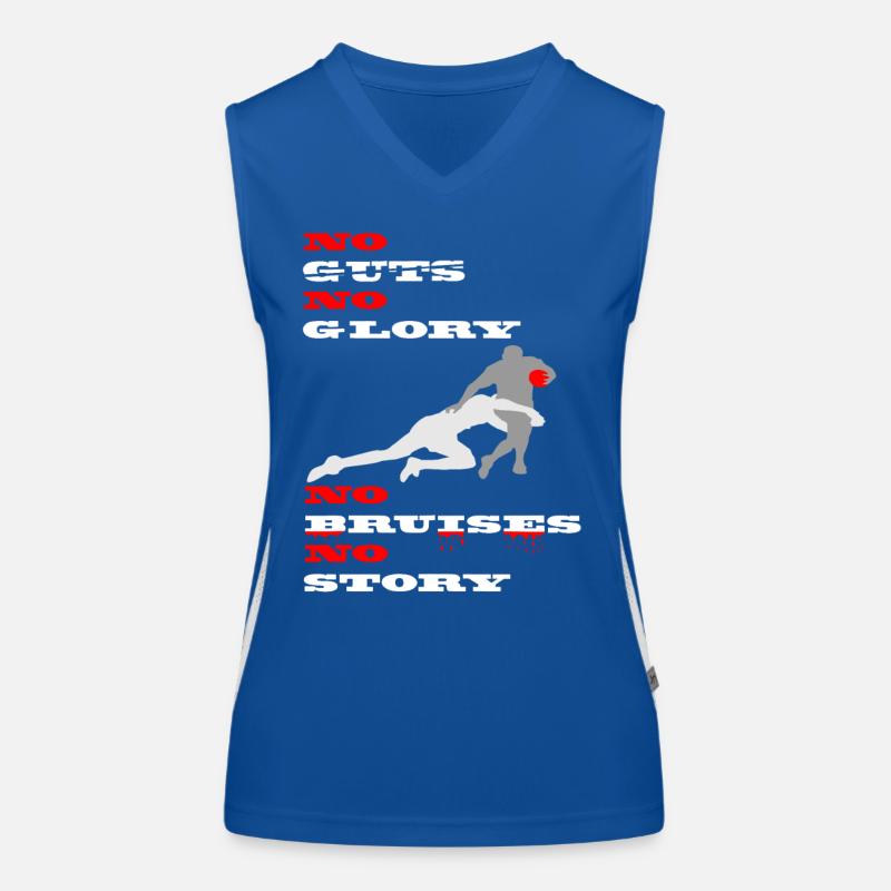 Pas de tripes, pas de gloire Débardeur respirant contrasté Femme