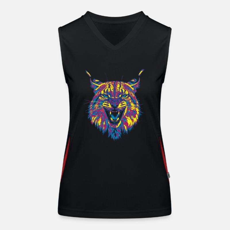 Lynx coloré Débardeur respirant contrasté Femme