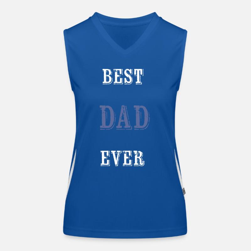 Bester Vater Aller Zeiten Funktionelles Kontrast-Tank Top für Frauen