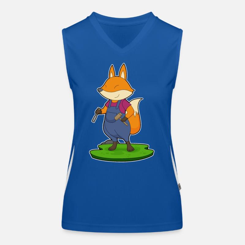 Ciseau marteau Fox Craftsman Débardeur respirant contrasté Femme