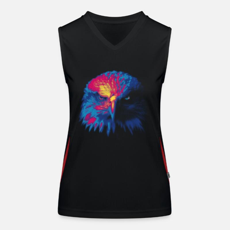 Colored eagle Women's Functional Contrast Tank Top