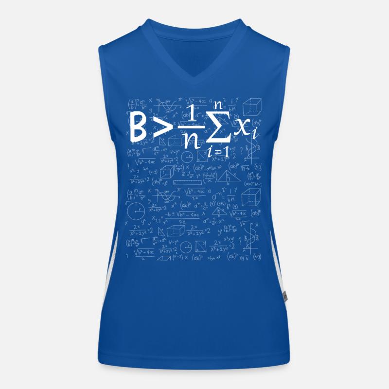 Math inspiration Be Greater Than Average Women's Functional Contrast Tank Top