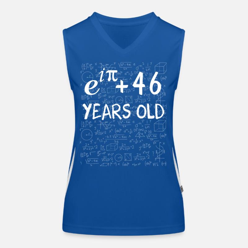 45e anniversaire 45 ans Euler Identité cadeau math Débardeur respirant contrasté Femme