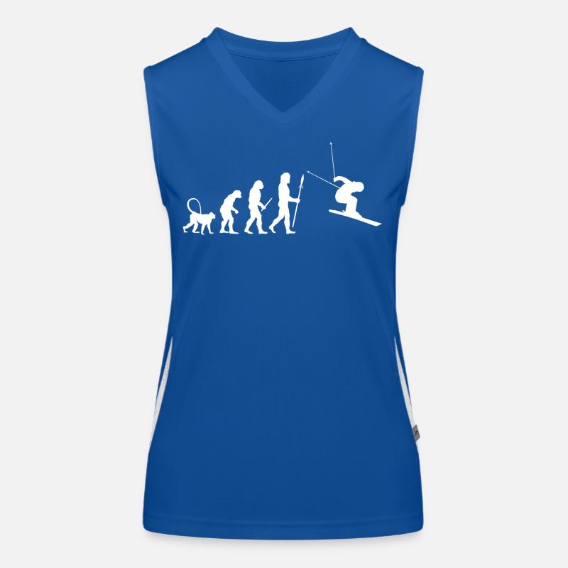 Skiing Evolution Women's Functional Contrast Tank Top