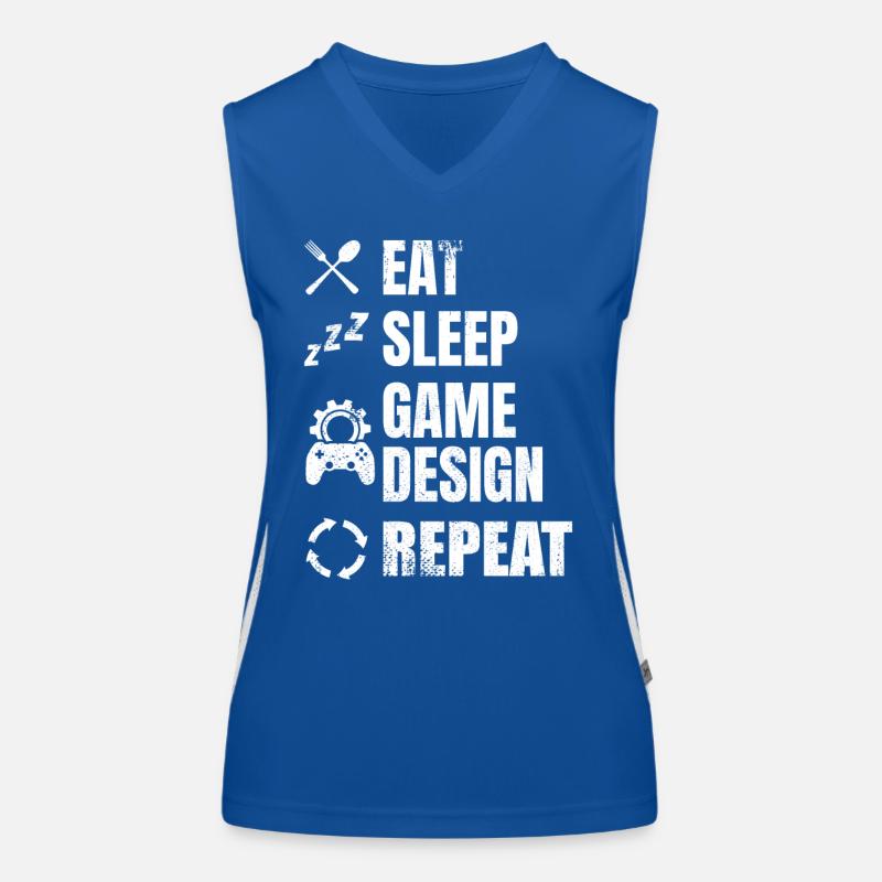 Routine du concepteur de jeu Débardeur respirant contrasté Femme