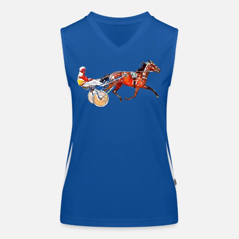 Course de trot Débardeur respirant contrasté Femme