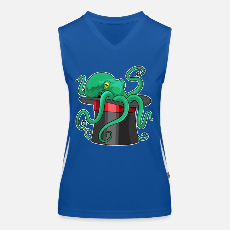 Octopus Wizard Cylindre Débardeur respirant contrasté Femme