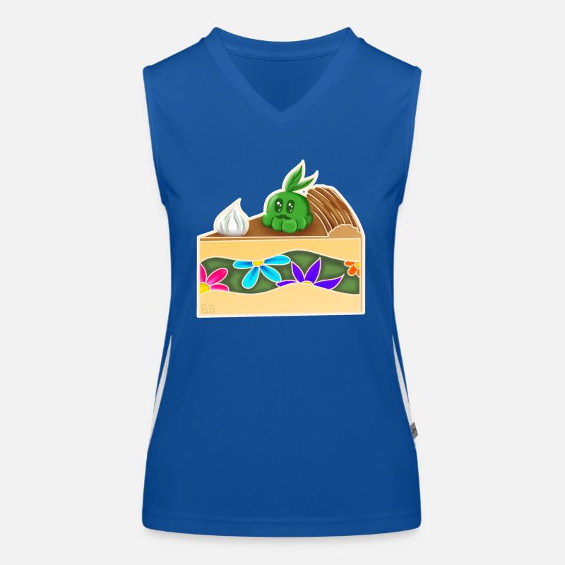 PieceOfCakePousse ! Débardeur respirant contrasté Femme