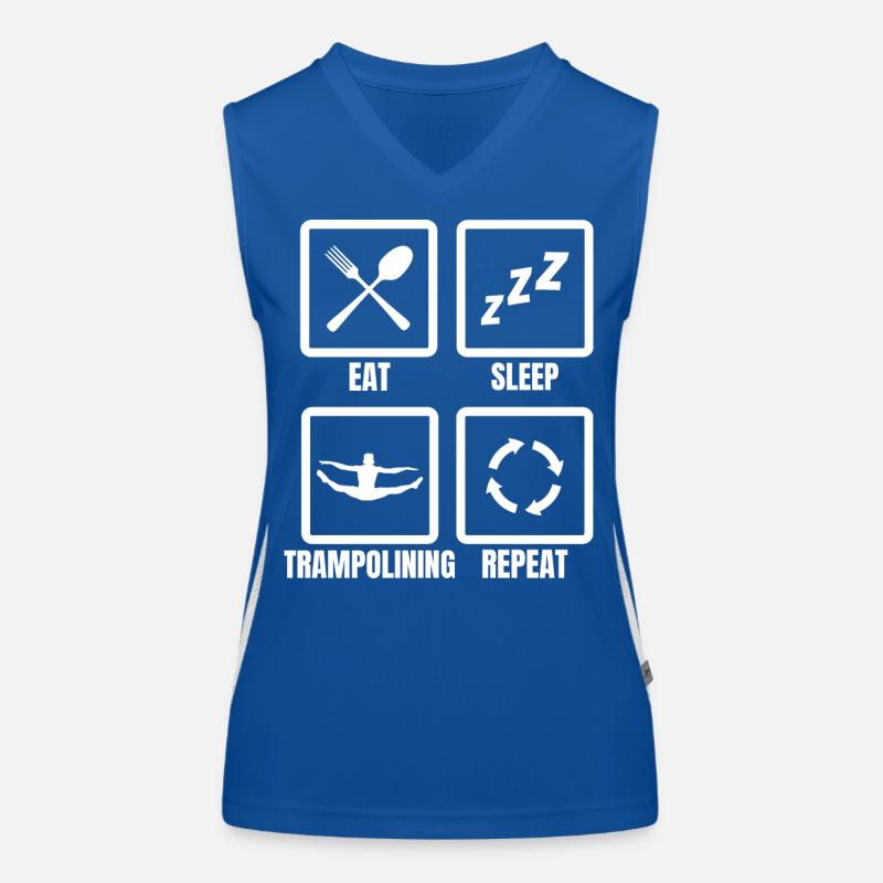 Trampoline Routine Women's Functional Contrast Tank Top
