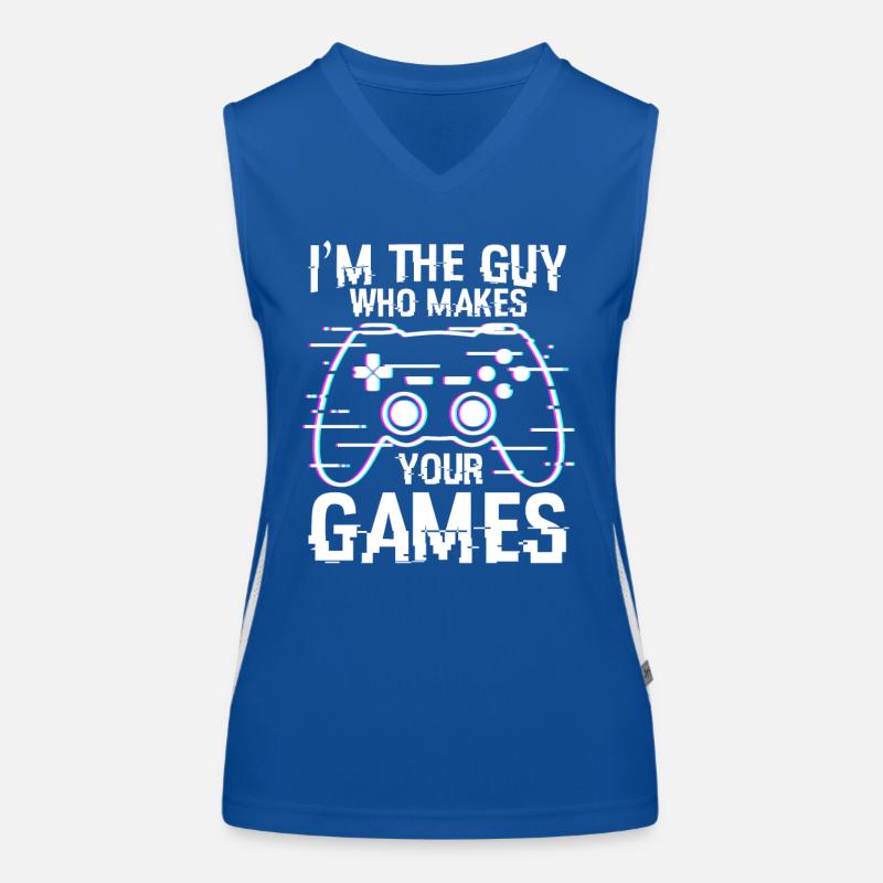 Typ der Spiele entwickelt Funktionelles Kontrast-Tank Top für Frauen
