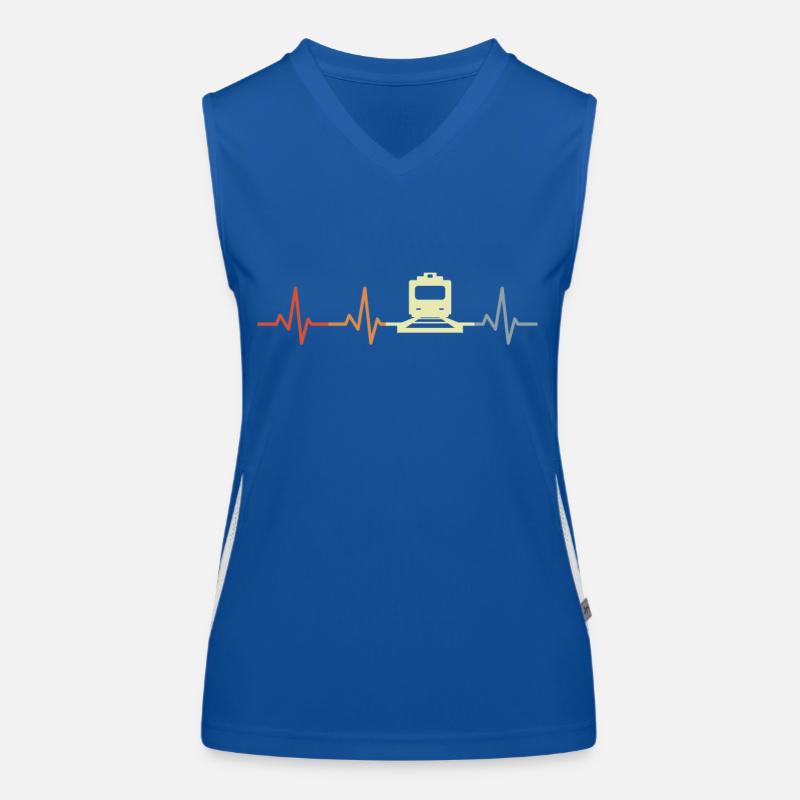Trains ECG palpitations Women's Functional Contrast Tank Top