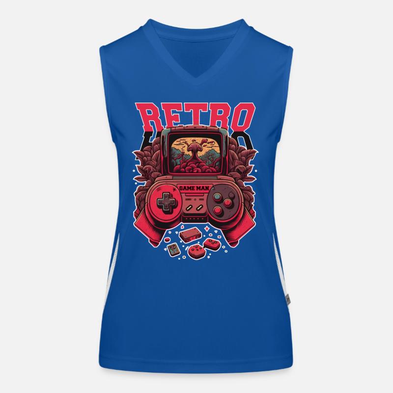 Retro Console Women's Functional Contrast Tank Top