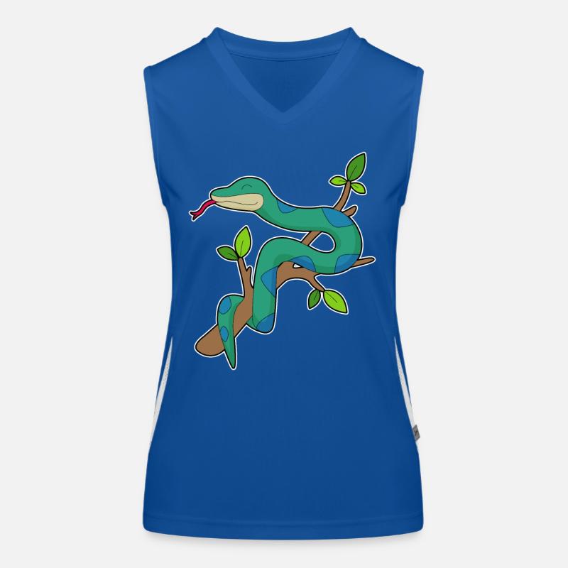 Schlange Ast Funktionelles Kontrast-Tank Top für Frauen