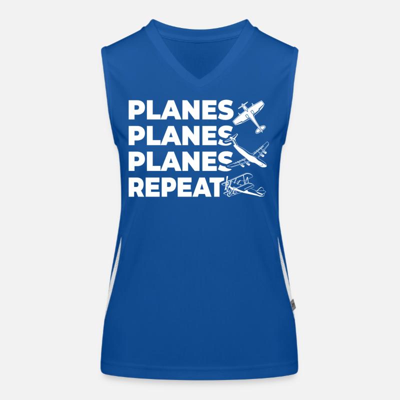 Avions Débardeur respirant contrasté Femme
