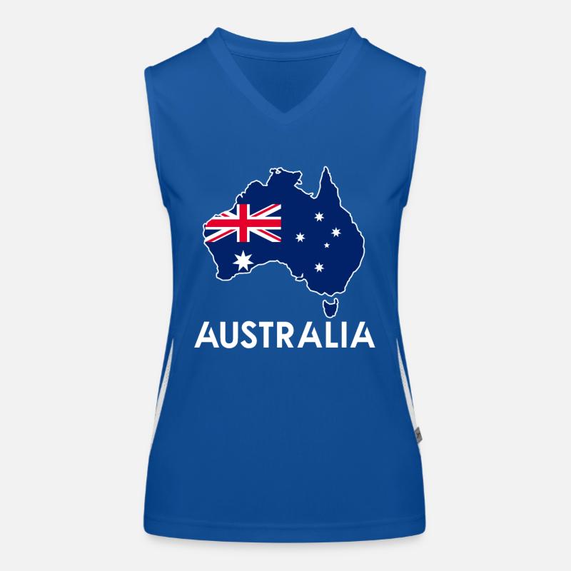 Australia Women's Functional Contrast Tank Top