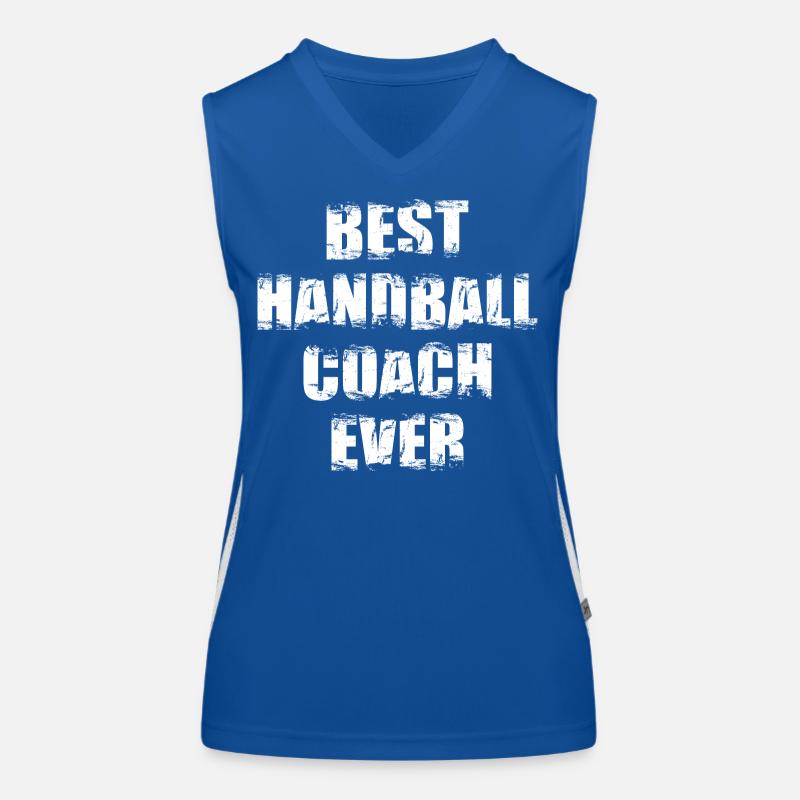 Handball Trainer Funktionelles Kontrast-Tank Top für Frauen
