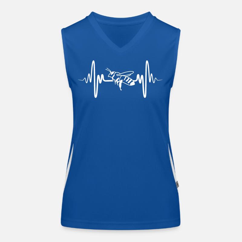 Honigbiene Funktionelles Kontrast-Tank Top für Frauen