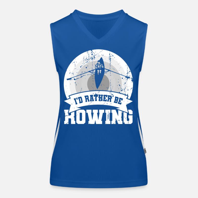 I'd rather row Women's Functional Contrast Tank Top