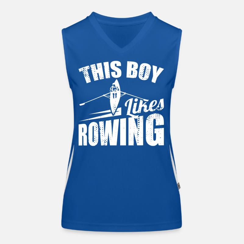 Ruderjunge Funktionelles Kontrast-Tank Top für Frauen