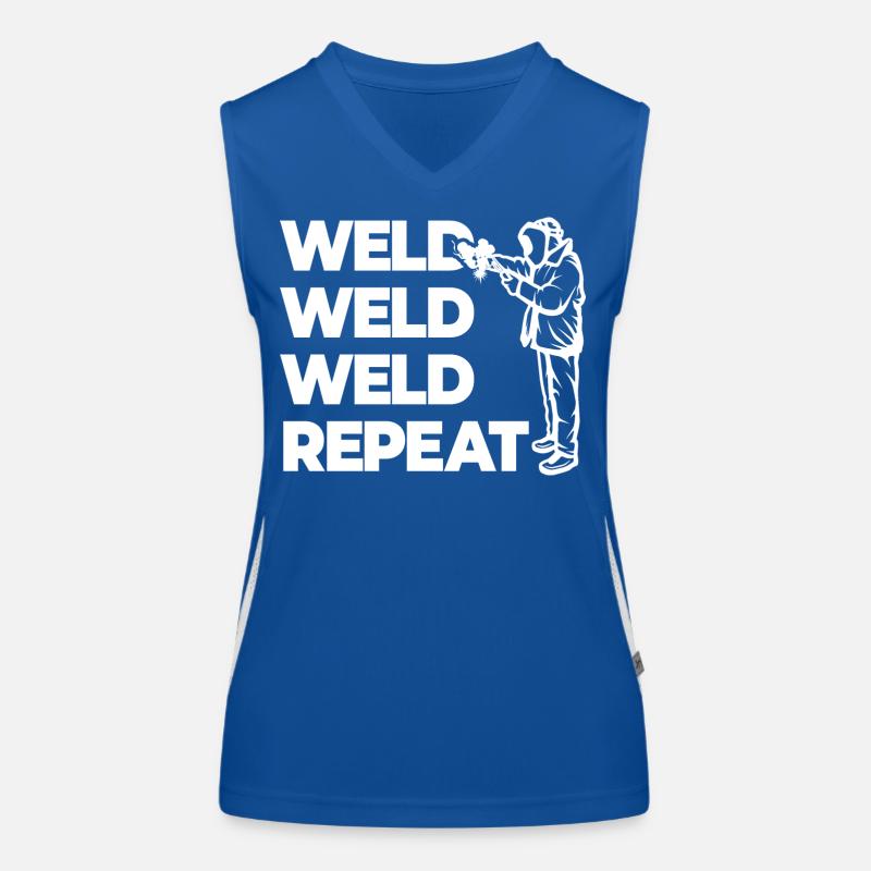 Weld Weld Weld Repeat Women's Functional Contrast Tank Top