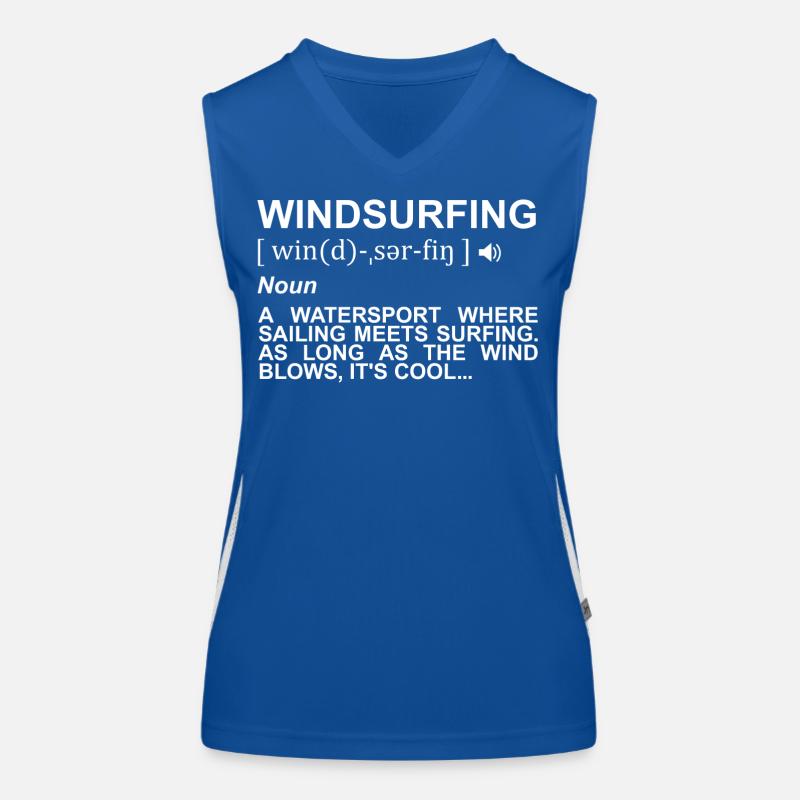 Windsurfing Definition Women's Functional Contrast Tank Top