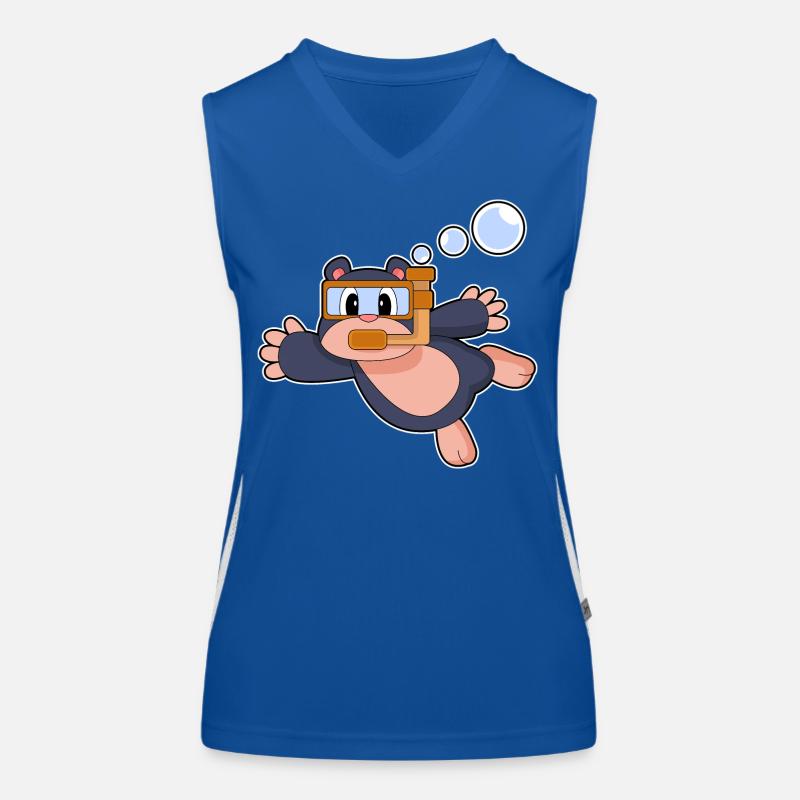 Mole Diver Snorkel Plongée Débardeur respirant contrasté Femme