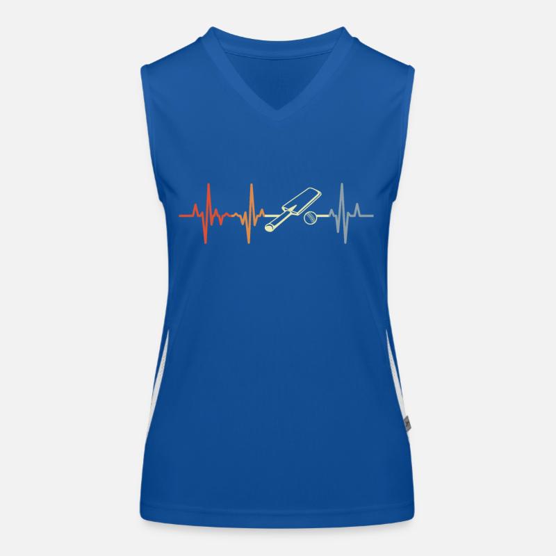 Palpitations de coeur de grillon vintage Débardeur respirant contrasté Femme