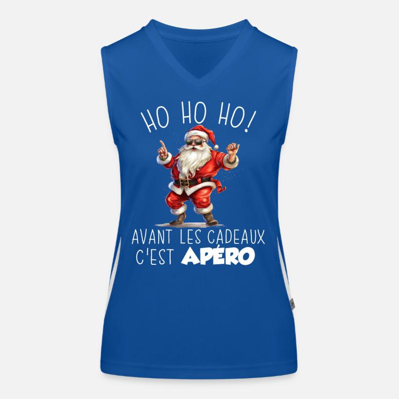 Pull Moche De Noël Débardeur respirant contrasté Femme