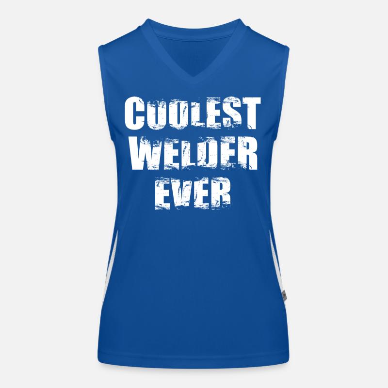 La soudeuse la plus cool de tous les temps Débardeur respirant contrasté Femme