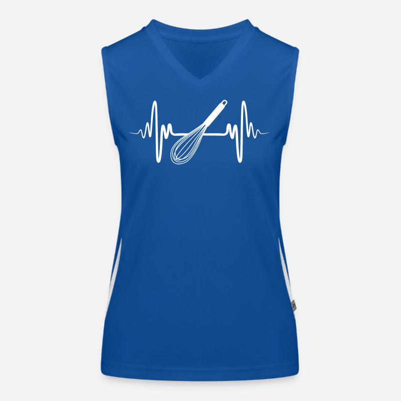 Hand Mixer Drawing Women's Functional Contrast Tank Top