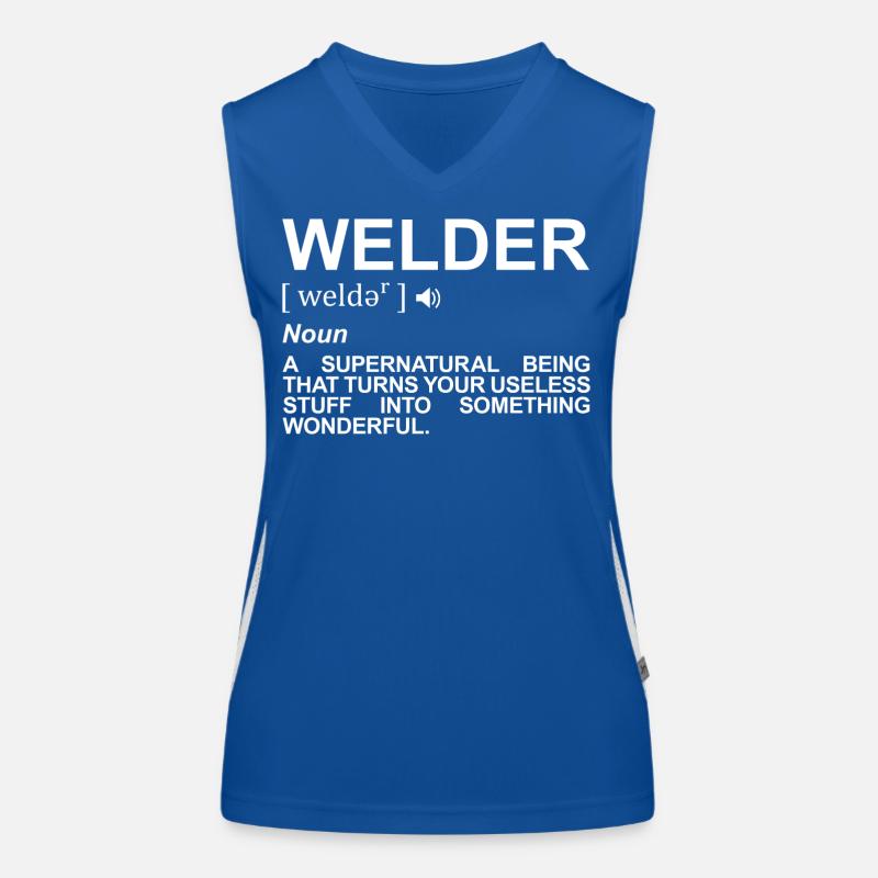 Welder Definition Women's Functional Contrast Tank Top