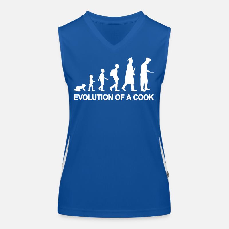 Entwicklung eines Kochs Funktionelles Kontrast-Tank Top für Frauen
