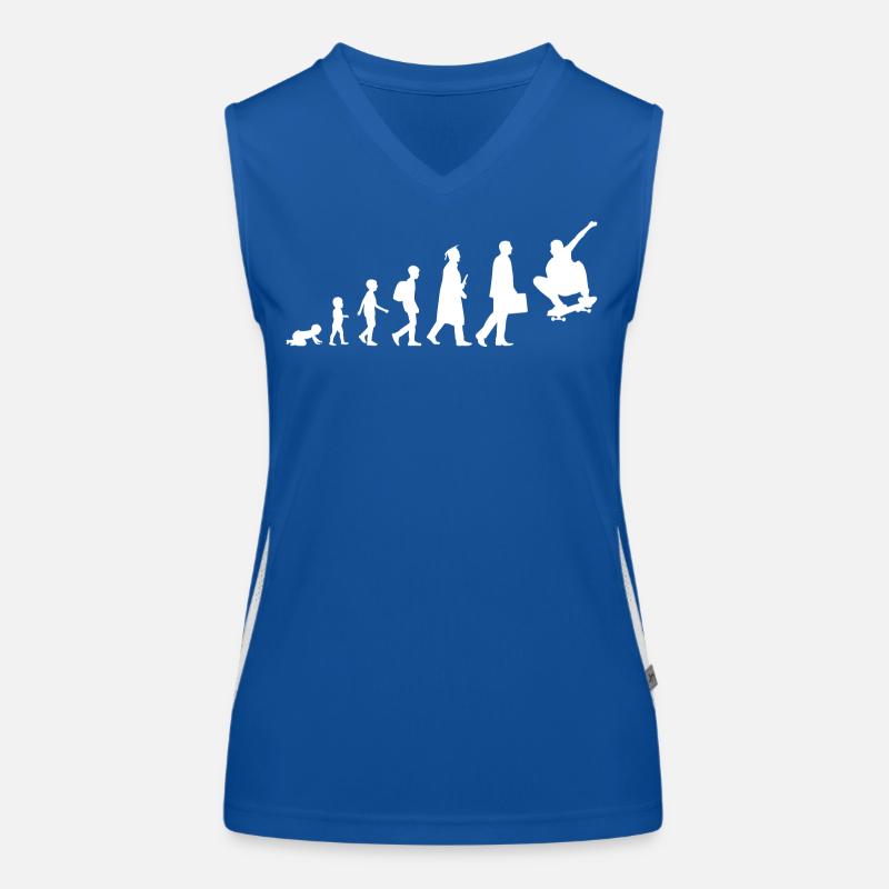 Development of a skateboarder Women's Functional Contrast Tank Top