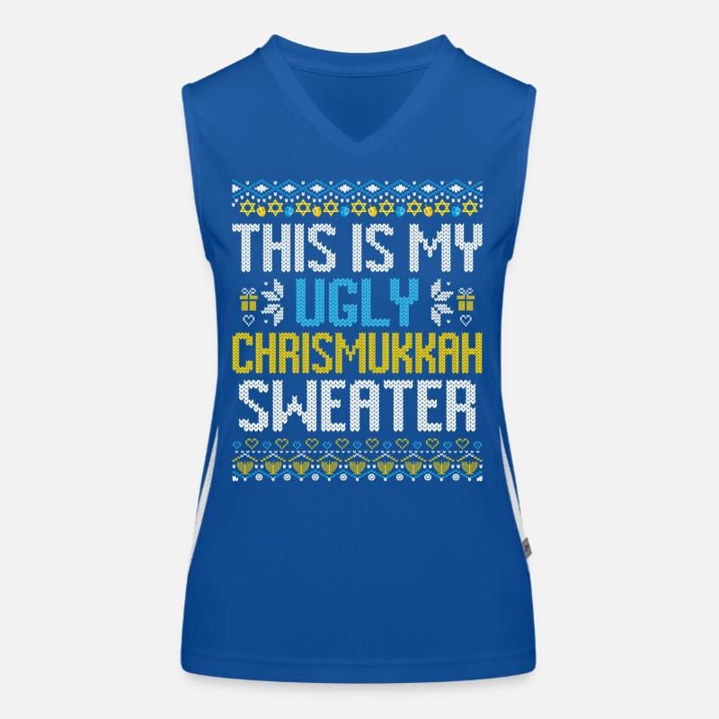 Joyeux Noël Noël Hanoukka Noël Débardeur respirant contrasté Femme