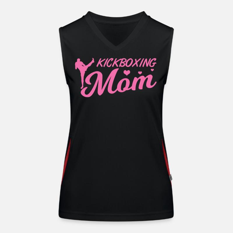 Maman kickboxeuse Débardeur respirant contrasté Femme