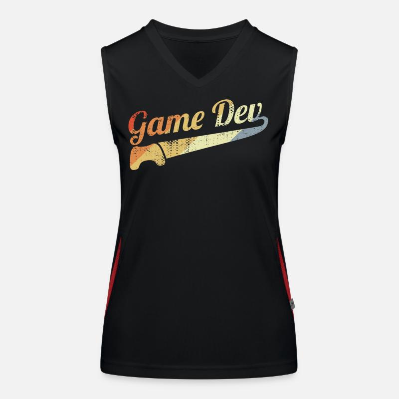 Vintage Game Developer Women's Functional Contrast Tank Top