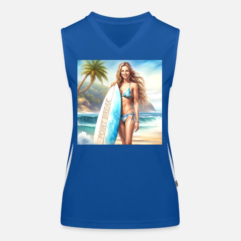 Mädchen Action Surf 2 Funktionelles Kontrast-Tank Top für Frauen