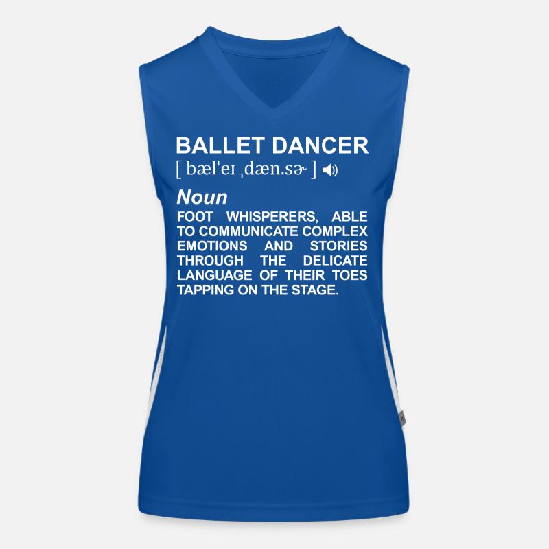 Définition de danseur de ballet Débardeur respirant contrasté Femme
