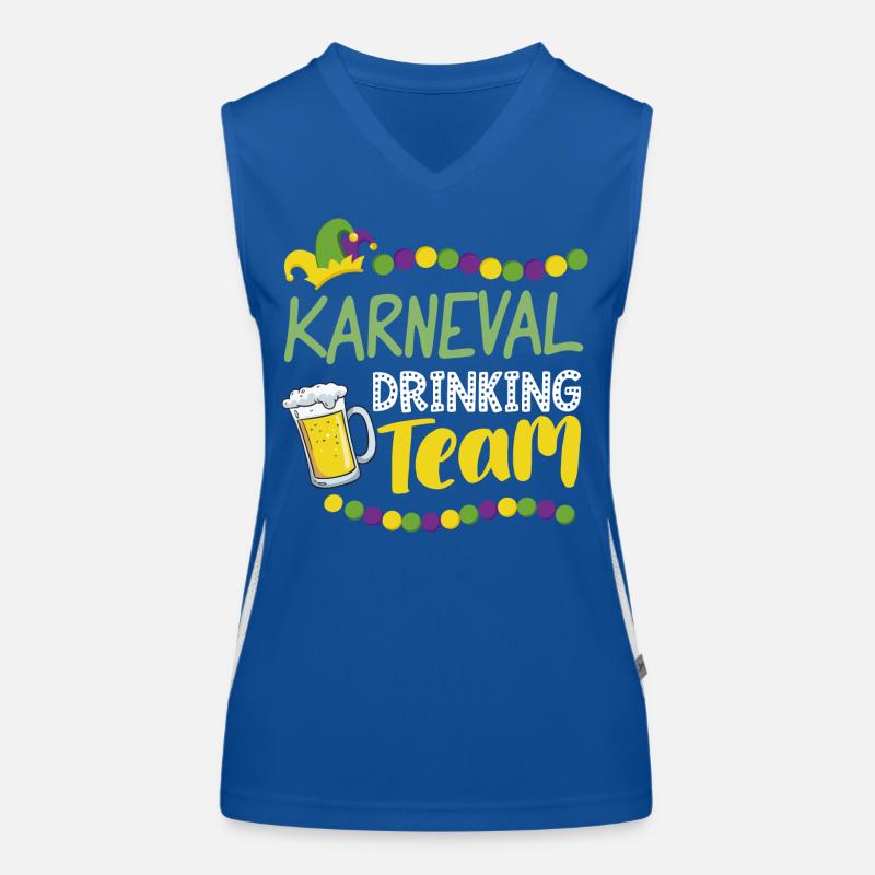 Karneval Trinking Team Kölsch Alaaf Funktionelles Kontrast-Tank Top für Frauen