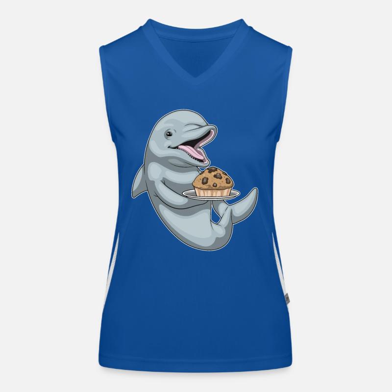 Dolphin Muffin Women's Functional Contrast Tank Top