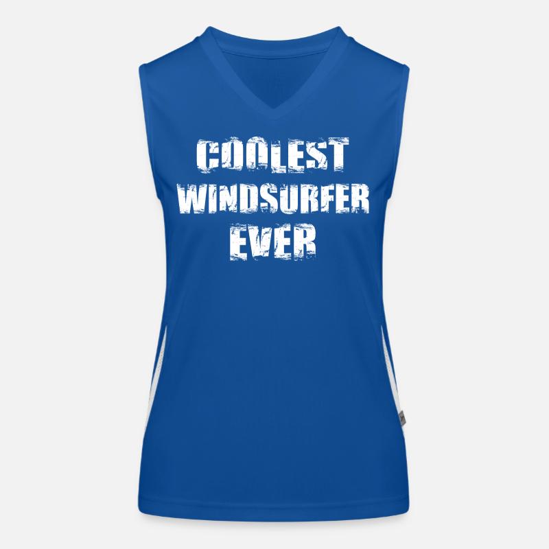 Coolest Windsurfer Ever Women's Functional Contrast Tank Top