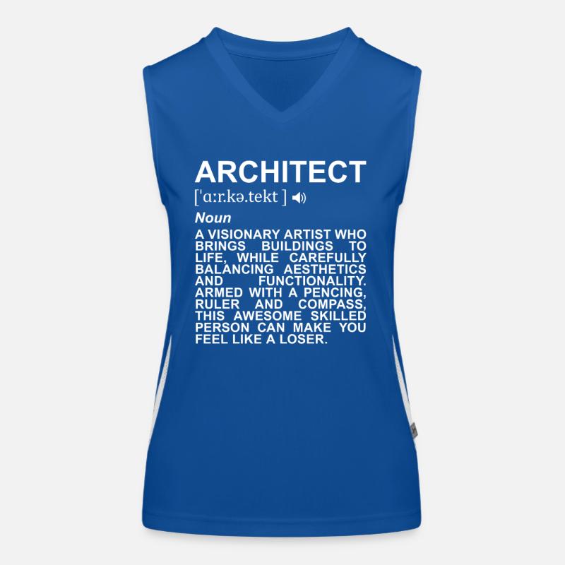 Définition de l’architecte Débardeur respirant contrasté Femme